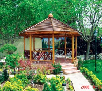 روشنایی آلاچیق - نمونه کار | شرکت مهندسی توسعه انرژی خورشیدی گون ایشیقی