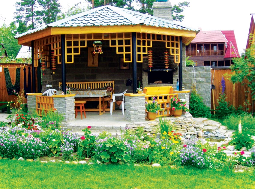 روشنایی آلاچیق - نمونه کار | شرکت مهندسی توسعه انرژی خورشیدی گون ایشیقی